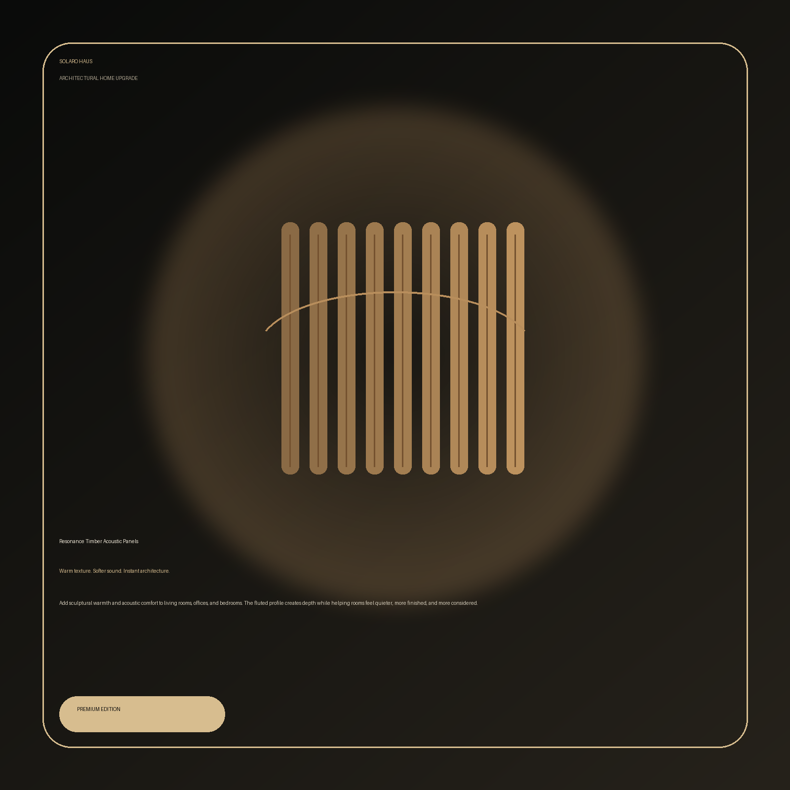 Resonance Timber Acoustic Panels by Solaro Haus