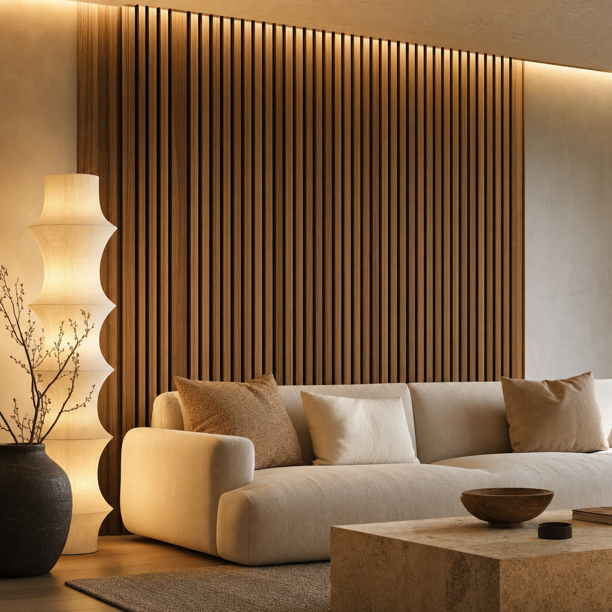 Solaro Haus refined lifestyle: Resonance panels in luxury living room