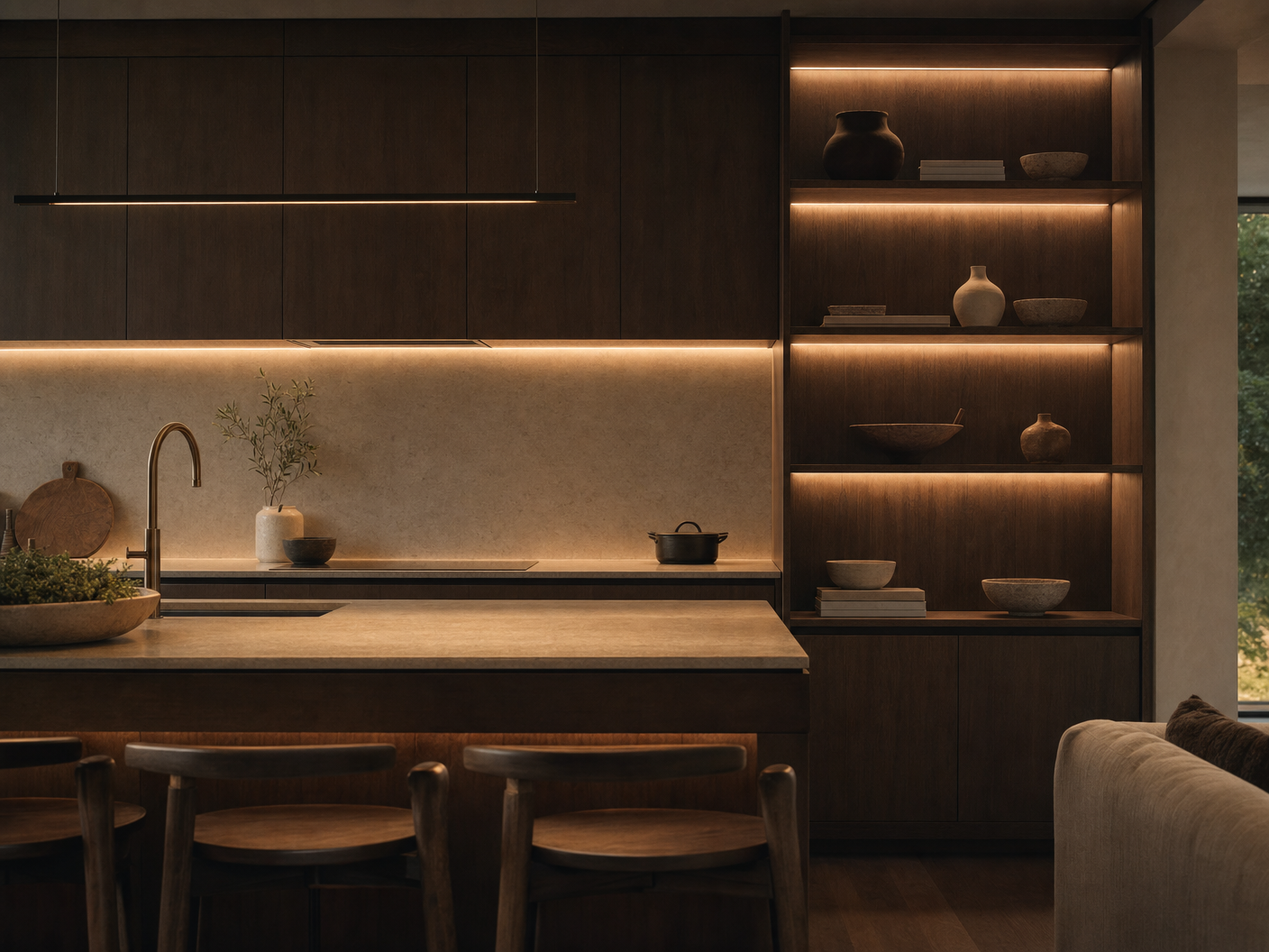 AuraSync Architectural Lighting Kit — Architectural lighting lifestyle scene