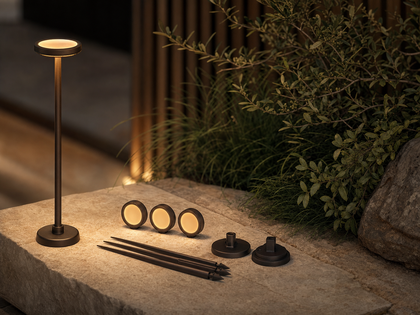 Lumina Modular Garden System — Close detail of modular garden system