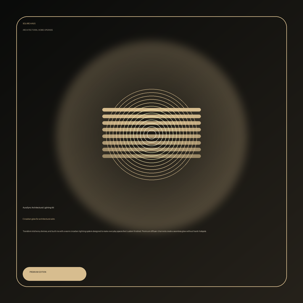 AuraSync Architectural Lighting Kit by Solaro Haus